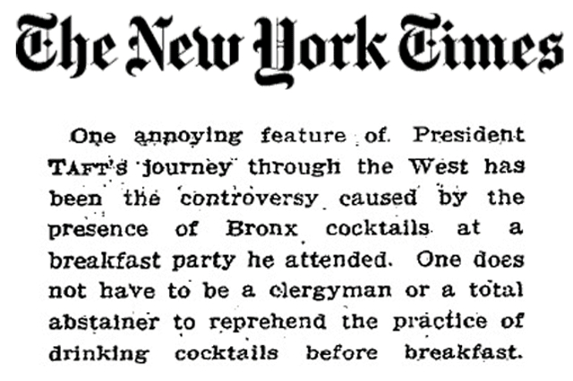Forget Manhattans, Drink A Bronx