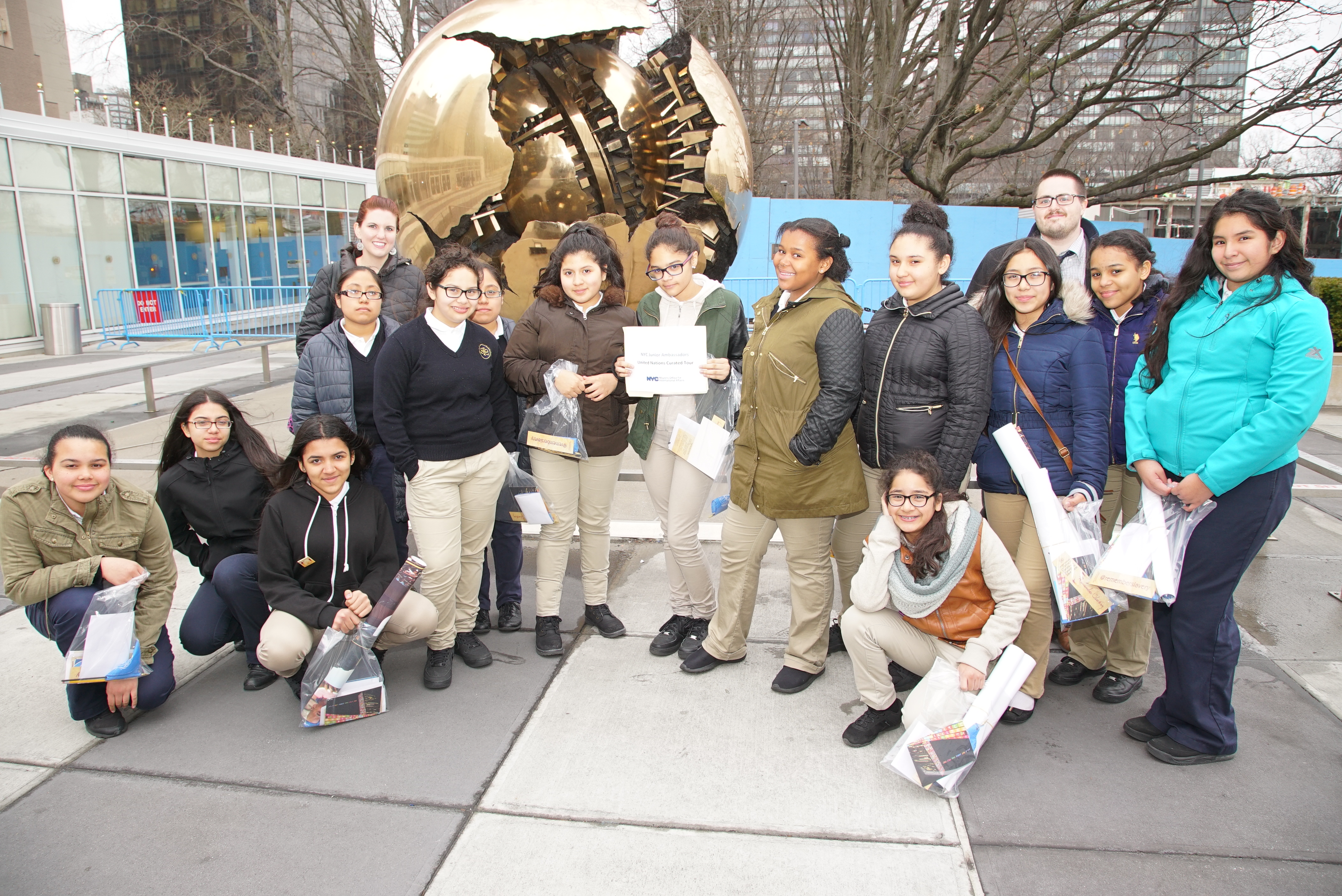 South Bronx Middle School Become First NYC Junior Ambassadors To The UN