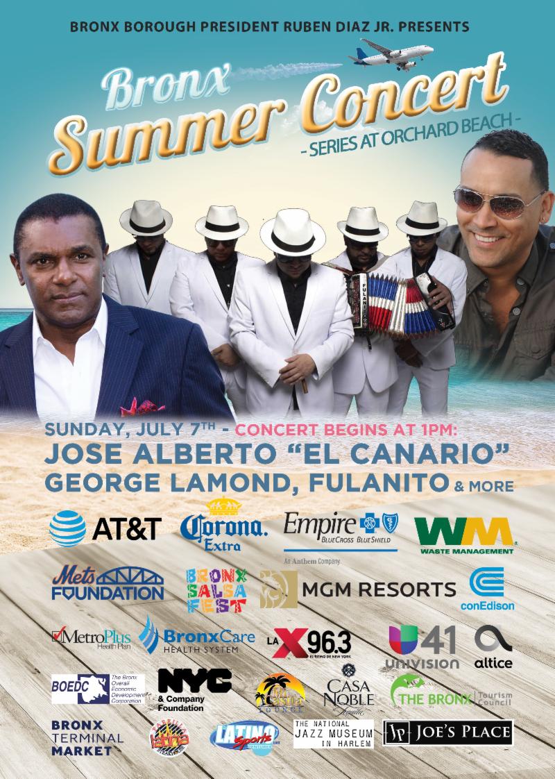 Bronx Summer Concert Series 2019 Lineup
