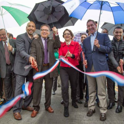 Borough President Diaz Celebrates Opening Of New City Island Bridge In Bronx