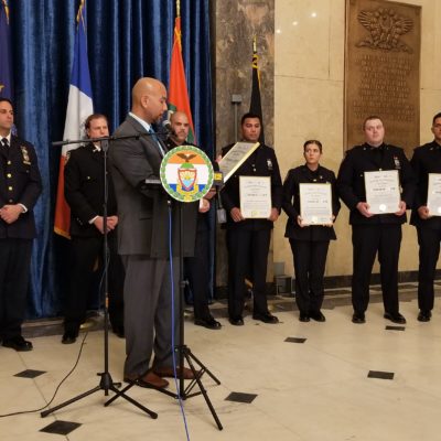 BP Diaz Honors Hero Police Officers
