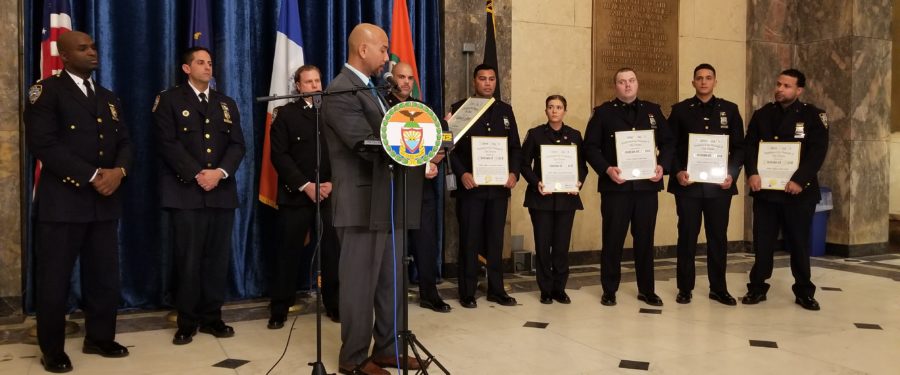 BP Diaz Honors Hero Police Officers