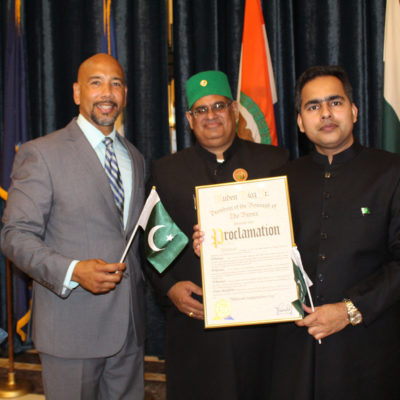 Borough President Diaz Hosts Pakistani Independence Day Celebration