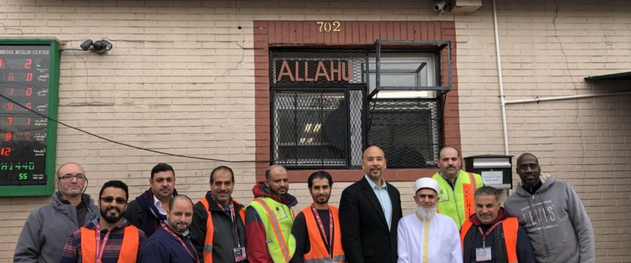BP Diaz Visits Bronx Muslim Center
