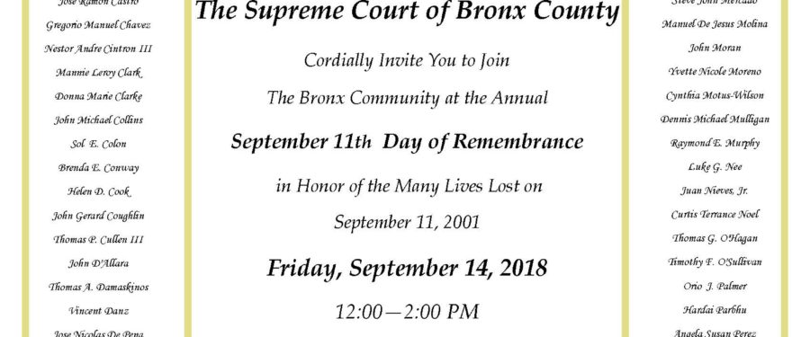 The Anniversary Of 9/11