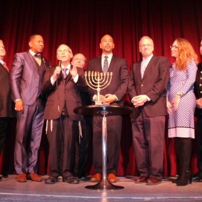BP Diaz Hosts Annual Chanukah Celebration & Menorah Lighting