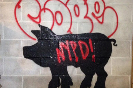 Banksy May Have Collaborated With Cope2 On An Anti-NYPD Piece
