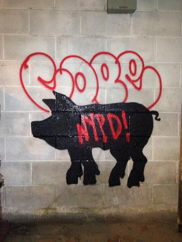 Banksy May Have Collaborated With Cope2 On An Anti-NYPD Piece
