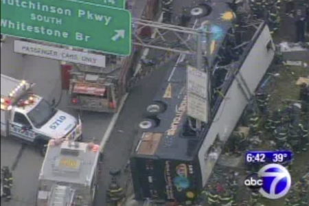 Fourteen Dead In A Horrific Bronx Tour Bus Crash