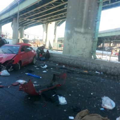 Couple Survives Dramatic Car Plunge