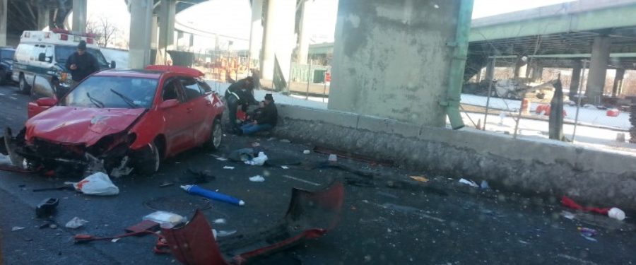 Couple Survives Dramatic Car Plunge