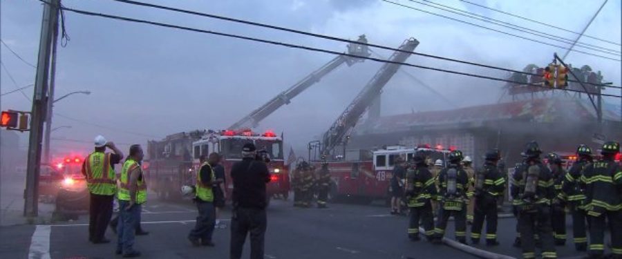 Three-Alarm Bronx Warehouse Fire