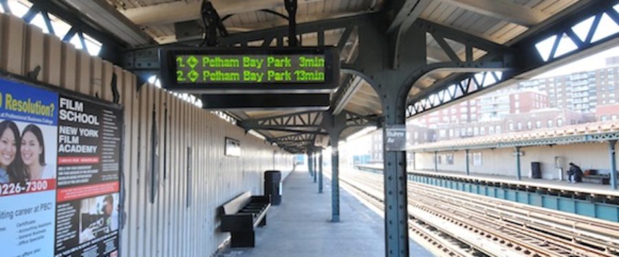 Bronx Subway Countdown Clock Rollout Continues