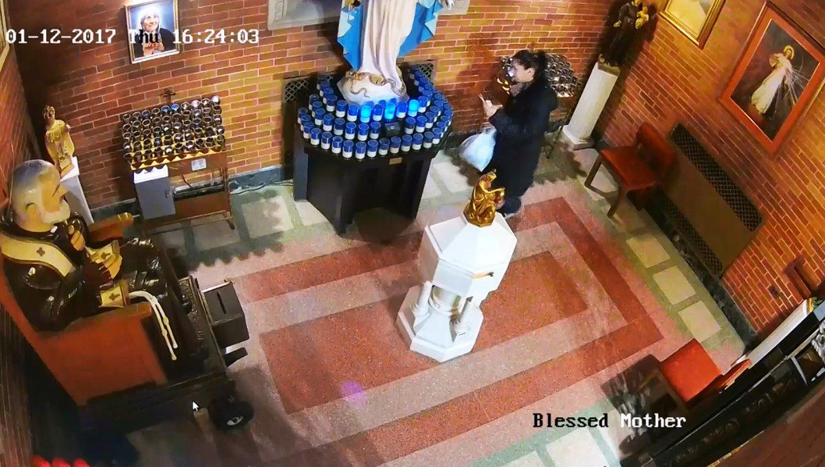 Woman Caught On Video Robbing Donation Box In Bronx Church