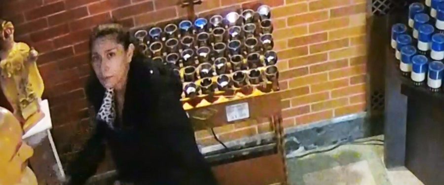 Woman Caught On Video Robbing Donation Box In Bronx Church