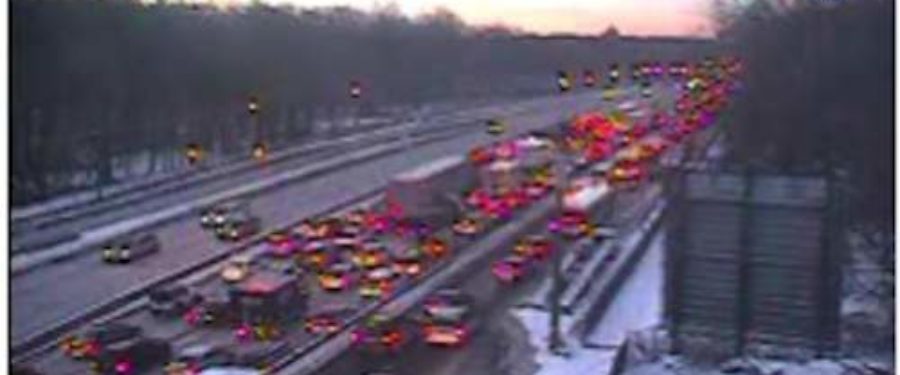 10-Vehicle Major Deegan Pileup