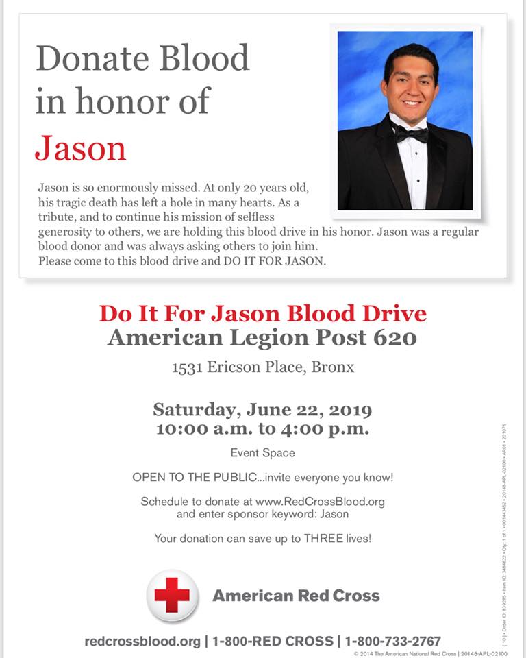 Donate Blood In Honor Of Jason