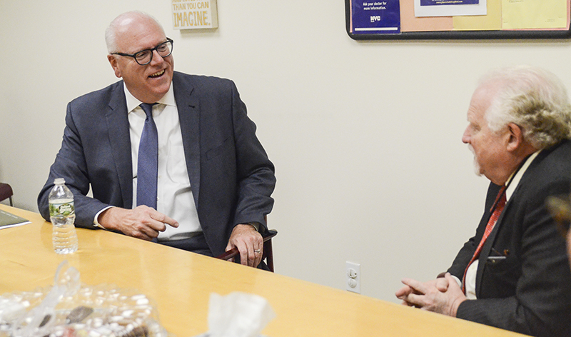 Congressman Joseph Crowley Visits the Institute’s Center For Counseling In Bronx