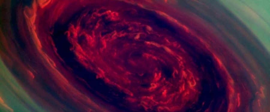 Hurricane On Saturn