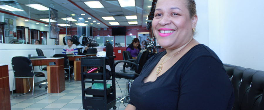 Bronx Council Candidate Corners Beauty Salon Vote