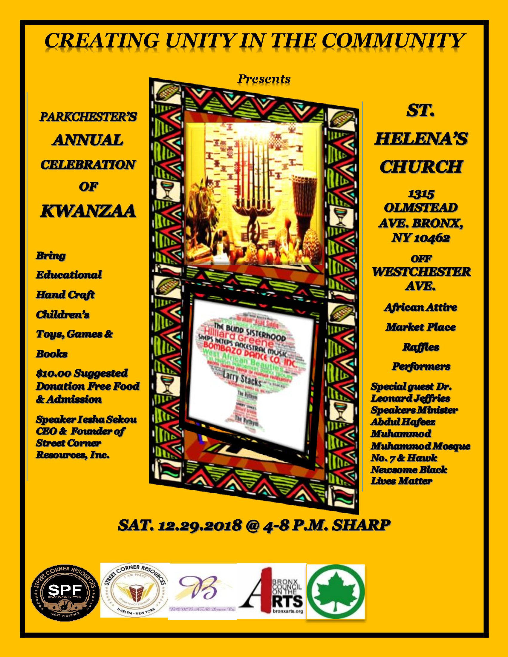 Parkchester’s Annual Celebration Of Kwanzaa