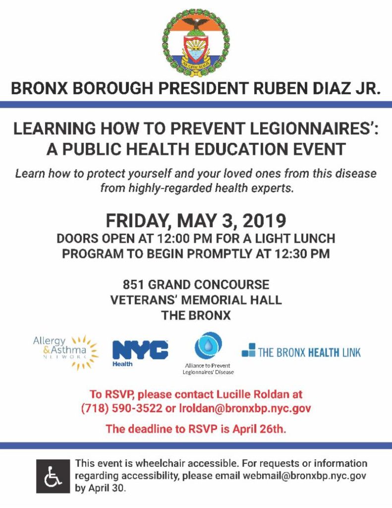 Learn How To Prevent Legionnaires’ Disease The Bronx Daily