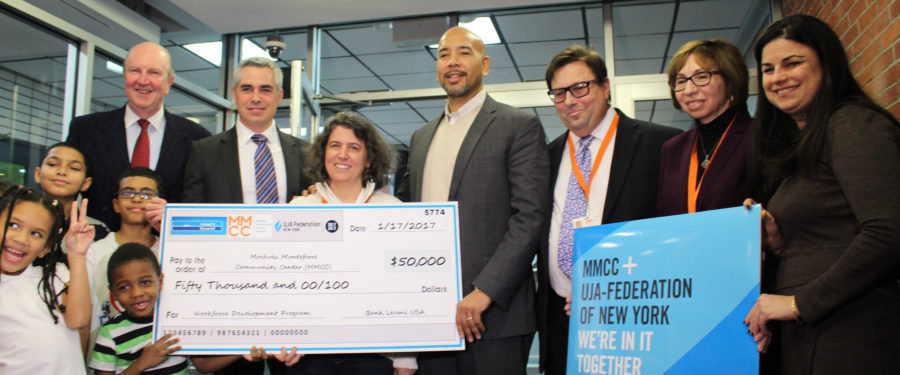 BP Diaz & Bank Leumi USA Present $50K Check To Mosholu Montefiore Community Center