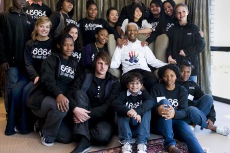 NYC Students Meet With Mandela