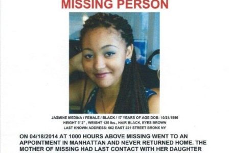 Bronx Teen Jasmine Medina Missing