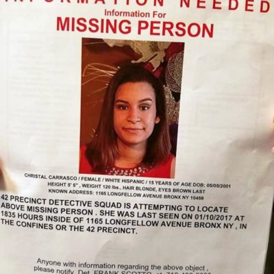 Help Find The Missing Teenager Cristal Carrasco, 15