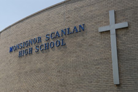 Monsignor Scanlan High School Damaged In Fire