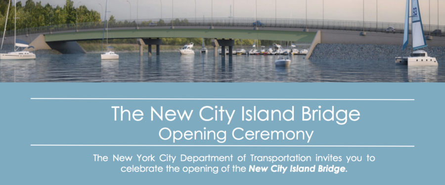 Mayor de Blasio Announces Opening Of New City Island Bridge In Bronx