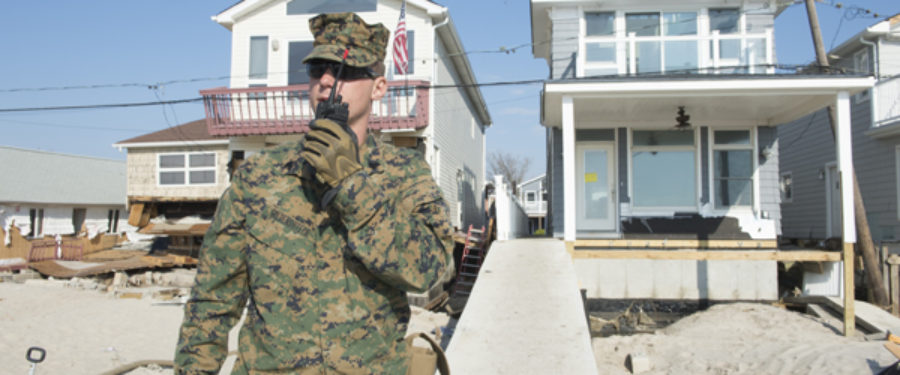 Bronx Marine Helps New York Community
