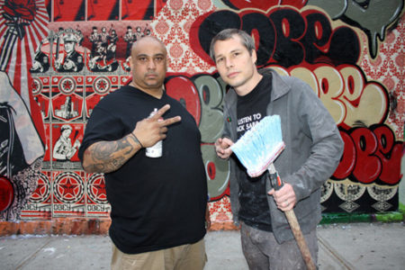 Shepard Fairey & Cope2 In Bronx