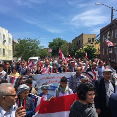 Marching In The Inaugural Yemeni American Day Parade