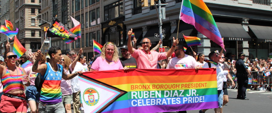 BP Diaz Participates In NYC Pride March