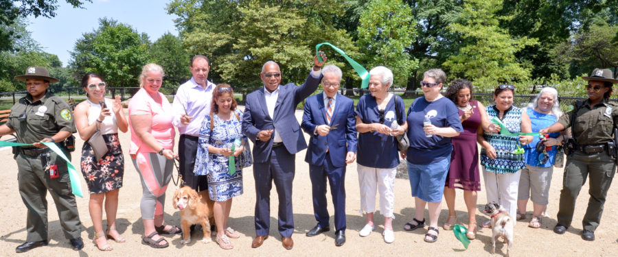 NYC Parks Unveils New Bronx River Park Dog Run