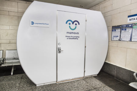 MTA LIRR Unveils First Customer Lactation Pod To Accommodate On-The-Go Moms At Penn Station