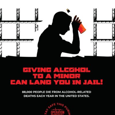 Giving Alcohol To A Minor Can Land You In Jail