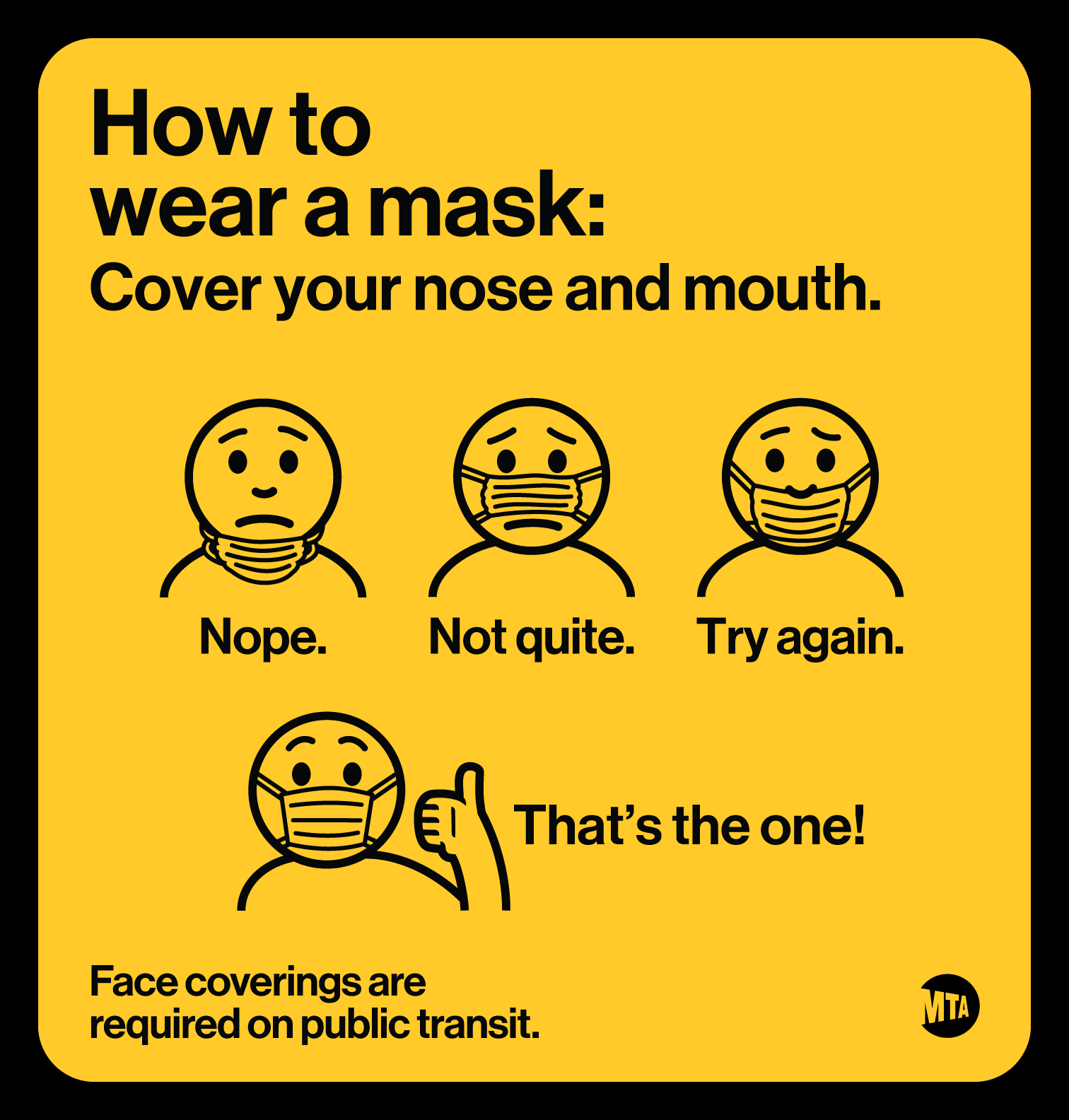 MTA's "Operation Respect" To Promote Universal Mask Compliance Systemwide