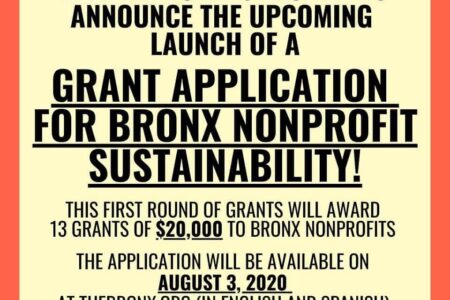 Grant Application For Bronx Nonprofit Sustainability