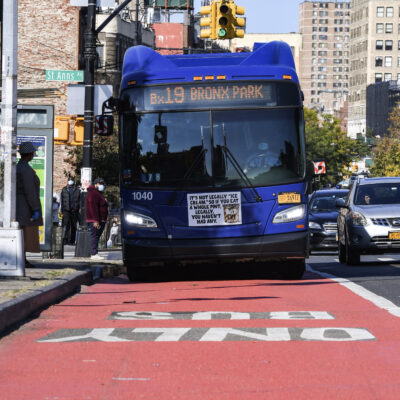 Bronx Bus Priority Lanes & Related Infrastructure Completed