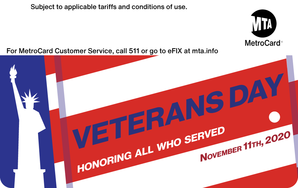 MTA Issues Commemorative MetroCards To Honor Veterans