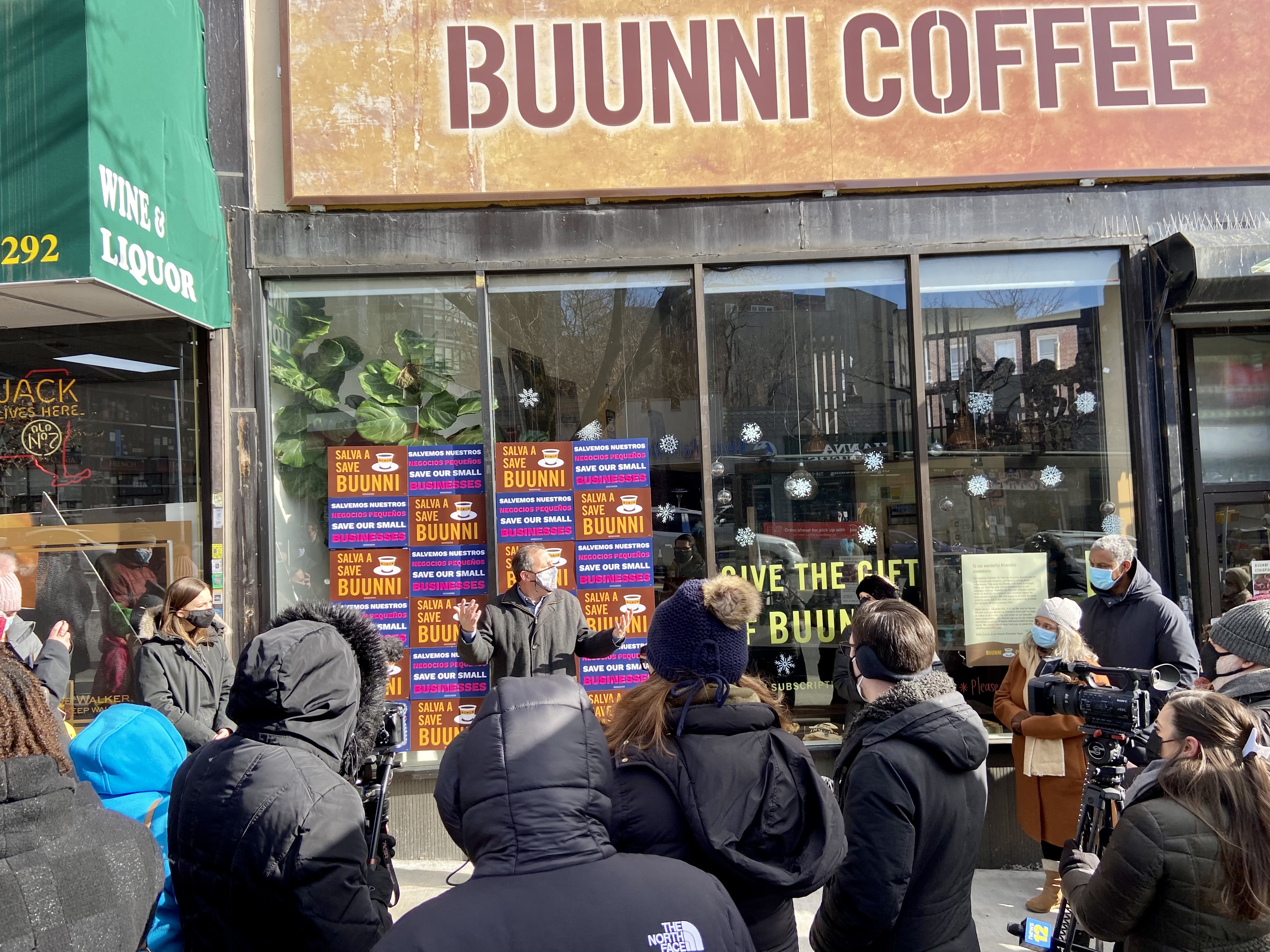 Rally To Save Bronx Coffee Shop & Other Small Businesses At Risk Due To The Pandemic