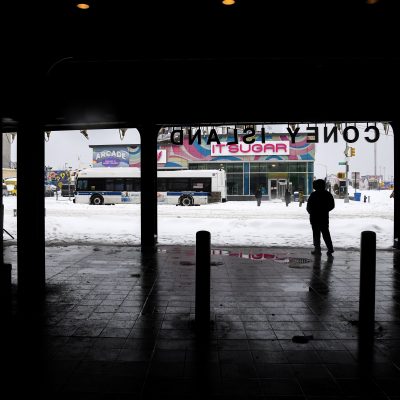 MTA Battles First Snowstorm Of 2021