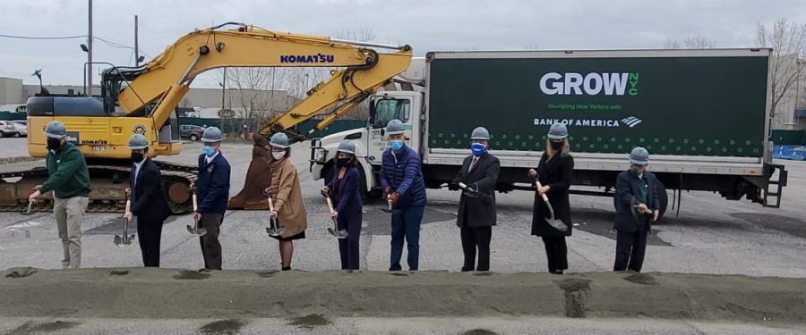 Groundbreaking Of The New York State Regional Food Hub In The Bronx