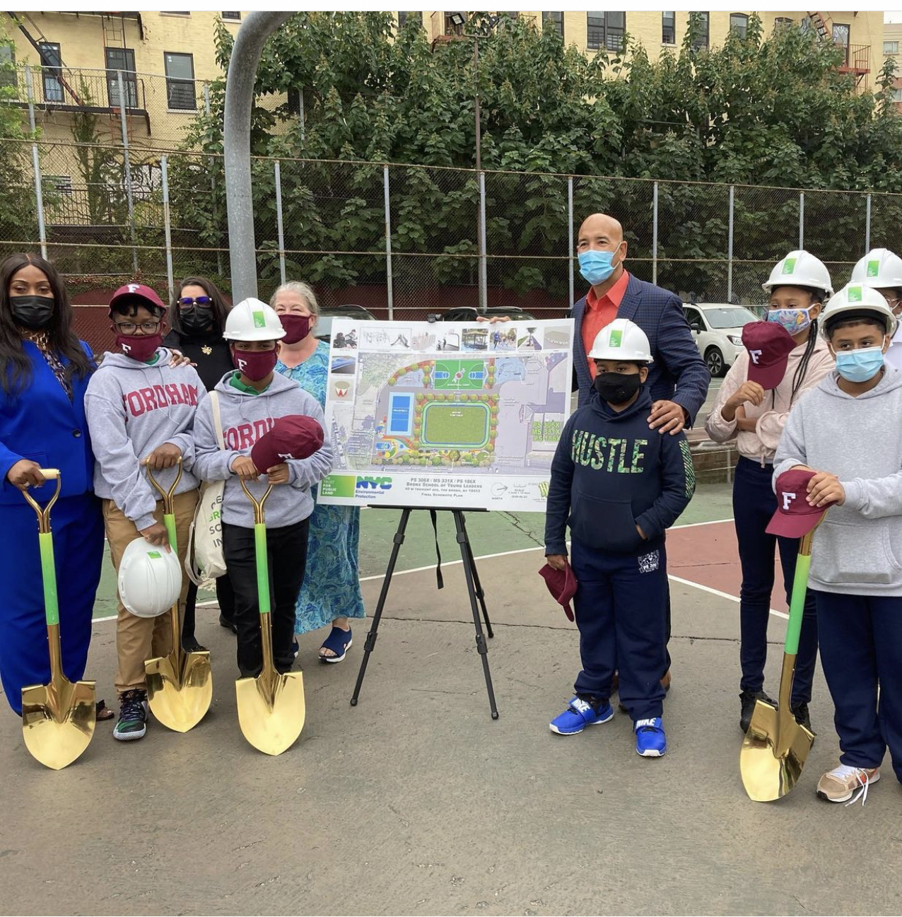 Breaking Ground On New, Student-Designed Green Playground In The Bronx