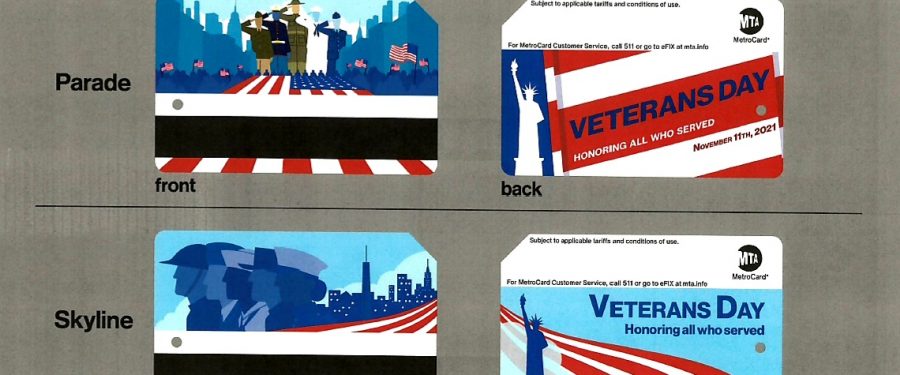 Commemorative MetroCards To Honor Veterans