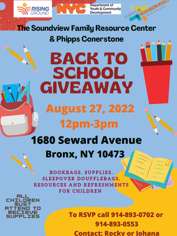 Back-To-School Giveaway To Provide Scores Of Children With Essential Supplies