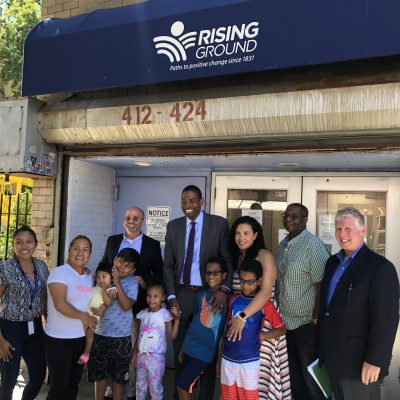 NY’s Lt. Governor & Family Visit Bronx Kids At Rising Ground Family Resource Center